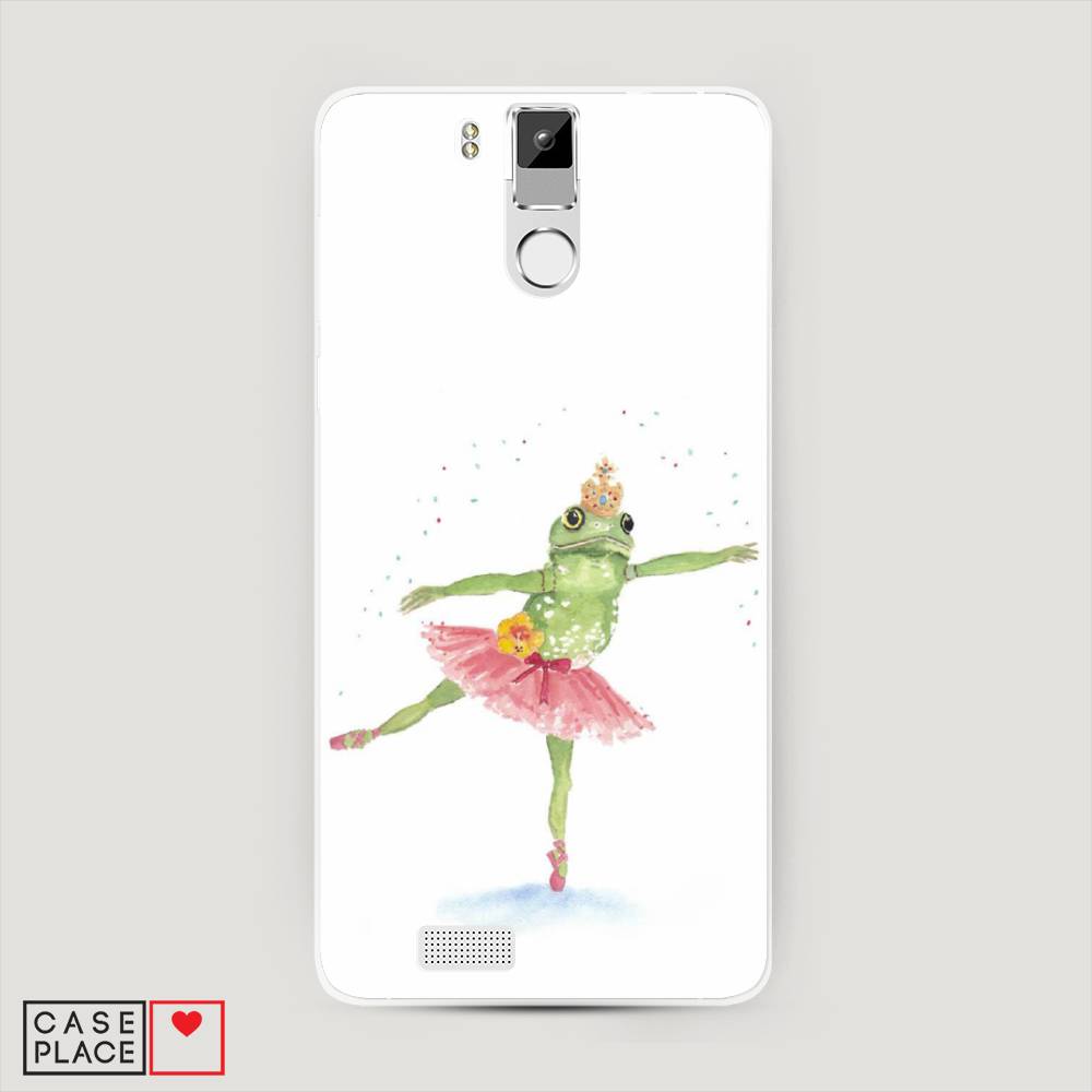 

Чехол на Oukitel K6000 Pro "Лягушка-балерина", Зеленый, 230150-4
