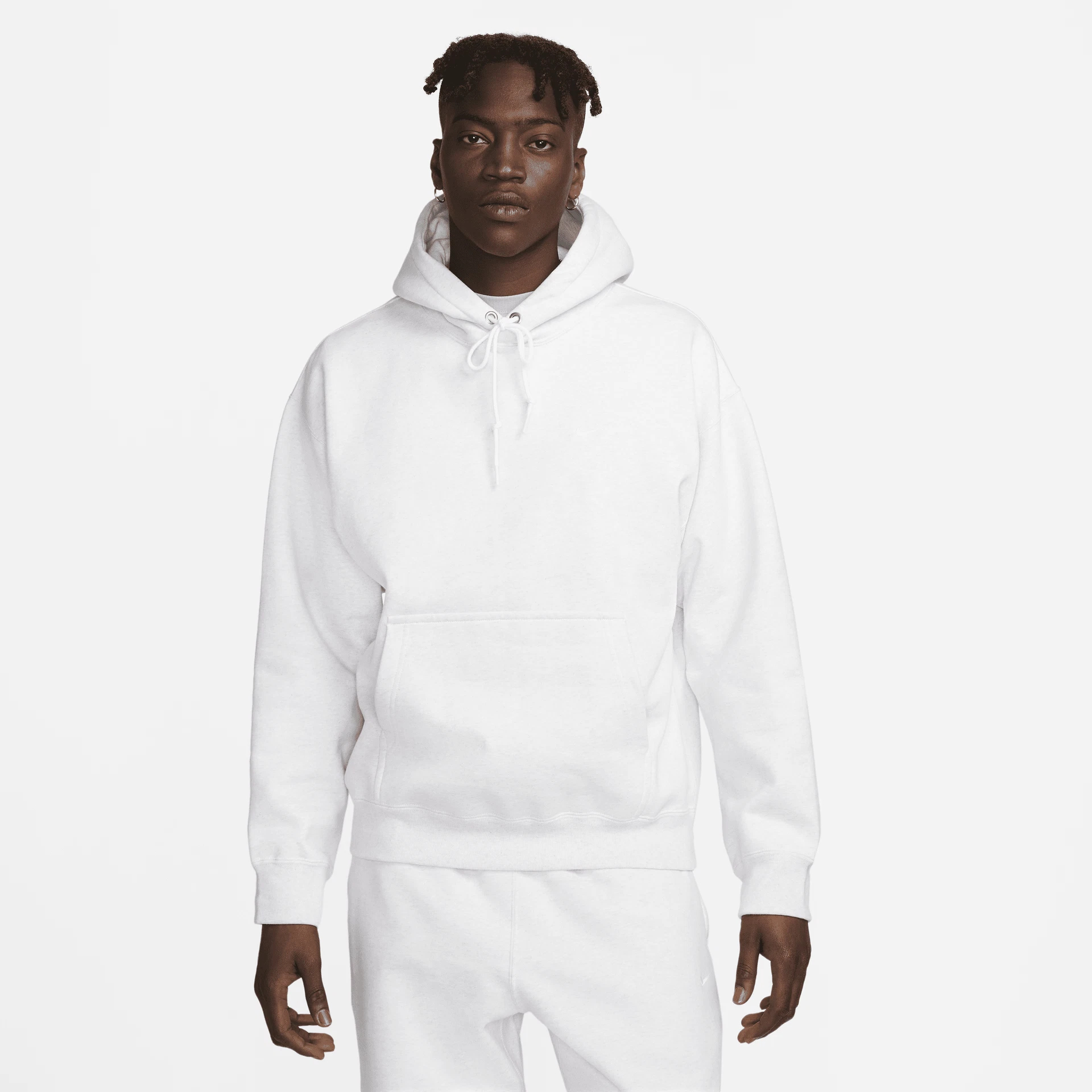 

Худи мужское Nike Solo Swoosh Fleece DX1355 белое M, Белый, Solo Swoosh Fleece