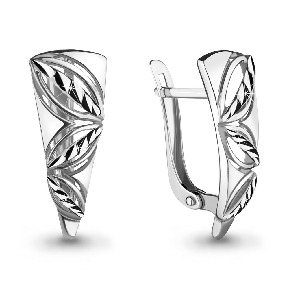 

Серьги из серебра Aquamarine Aquamarine 33551_925_р, 33551_925_р