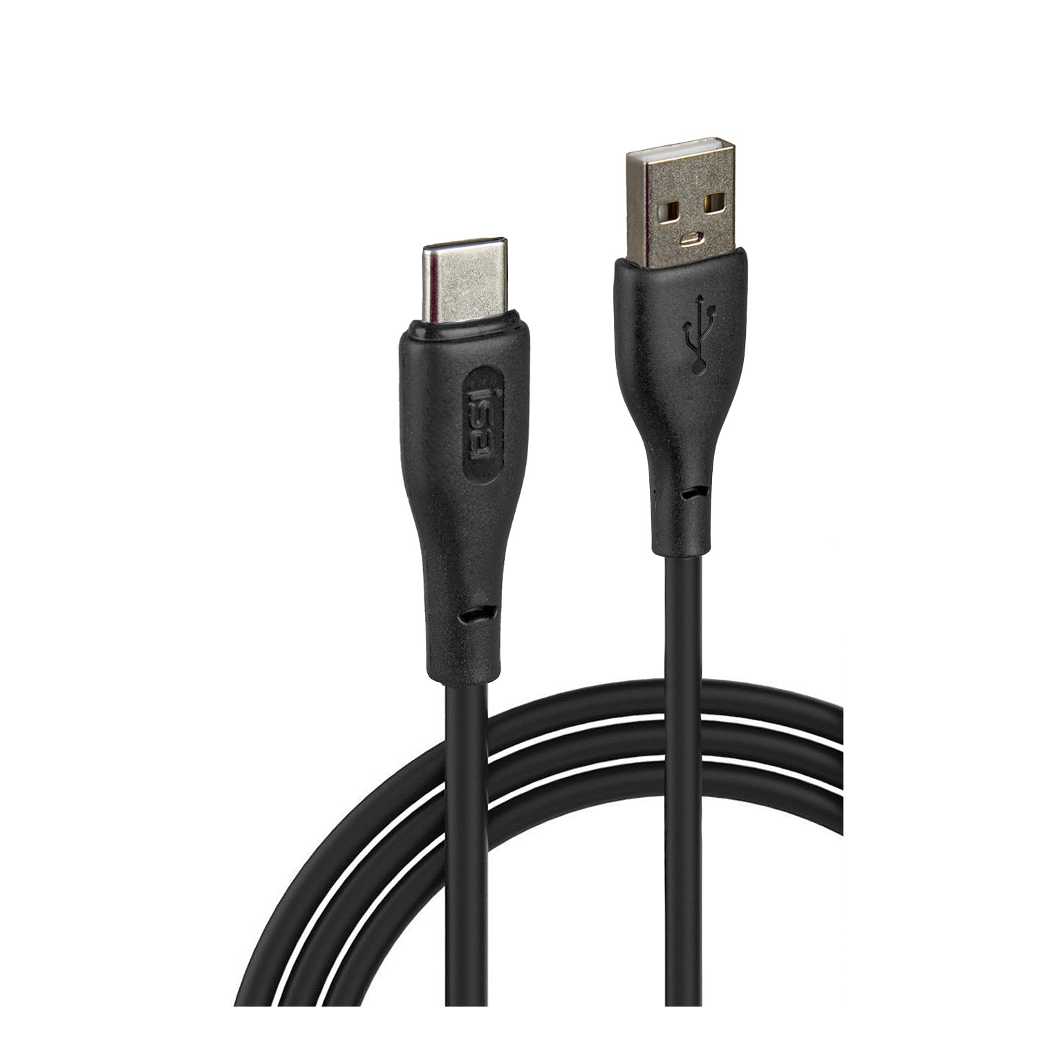 Кабель USB Type-C 1m 5V 2A X5 ISA черный (IS111881)