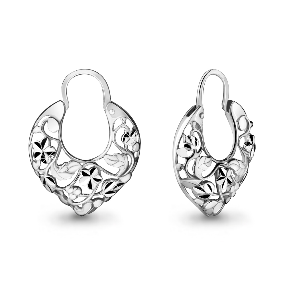 

Серьги из серебра Aquamarine Aquamarine 33532_925_р, 33532_925_р
