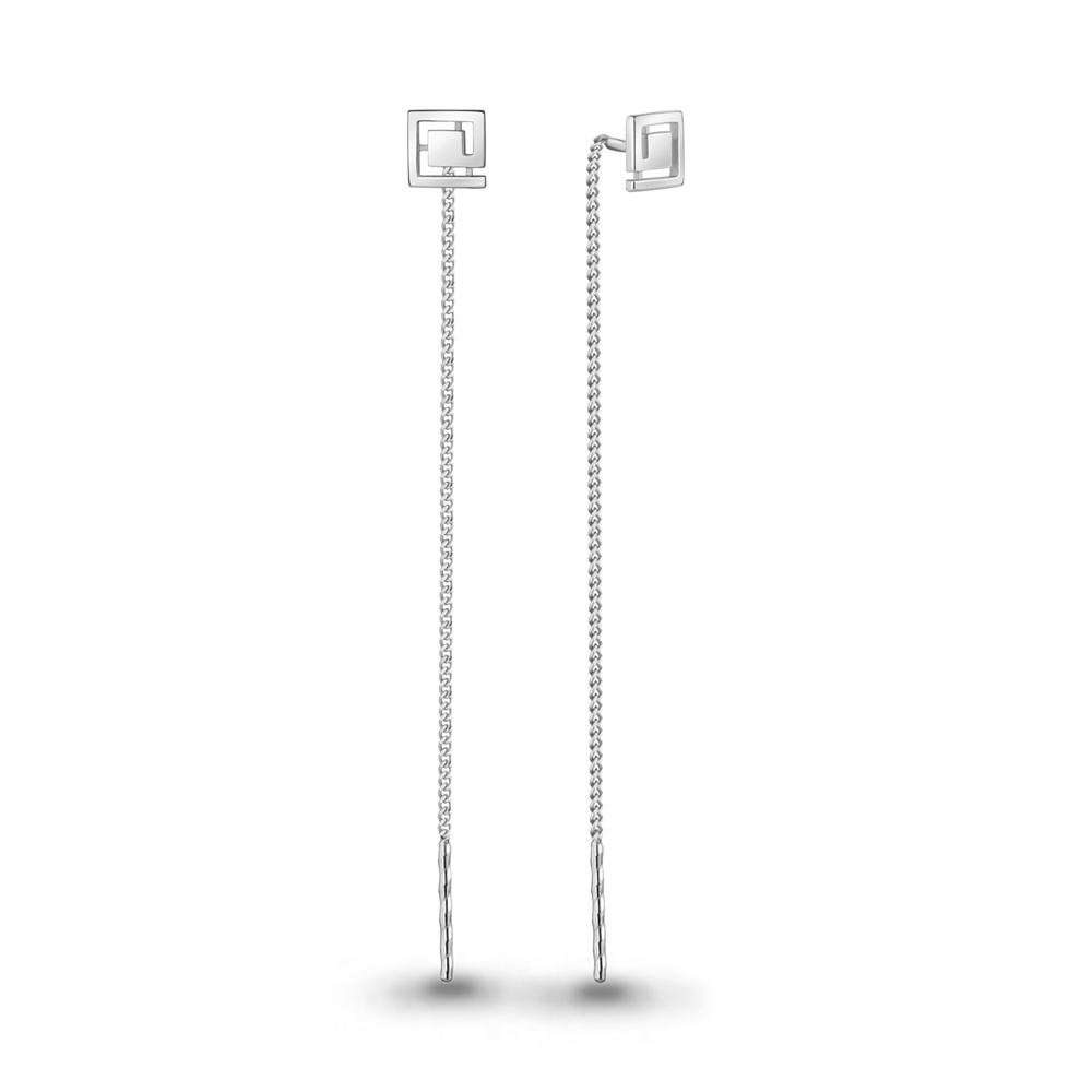 

Серьги из серебра Aquamarine Aquamarine 33529_925_р, 33529_925_р