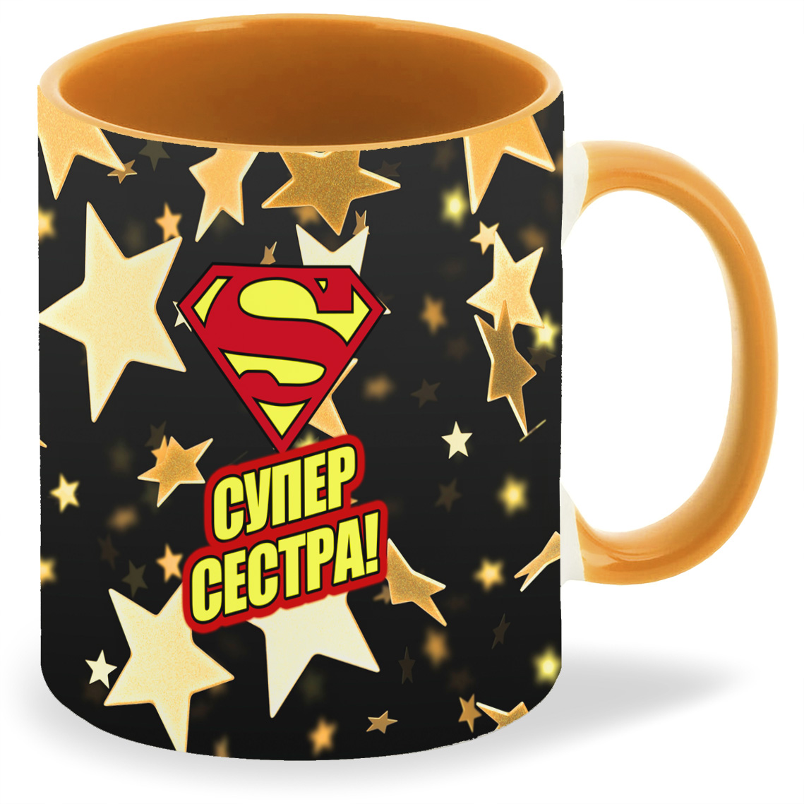 

Кружка CoolPodarok Супер сестра, Супер сестра