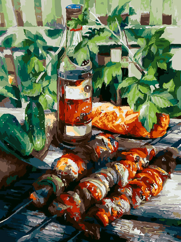 

Картина по номерам Белоснежка Вкусно очень 1155-AS, 30х40 см, Вкусно очень