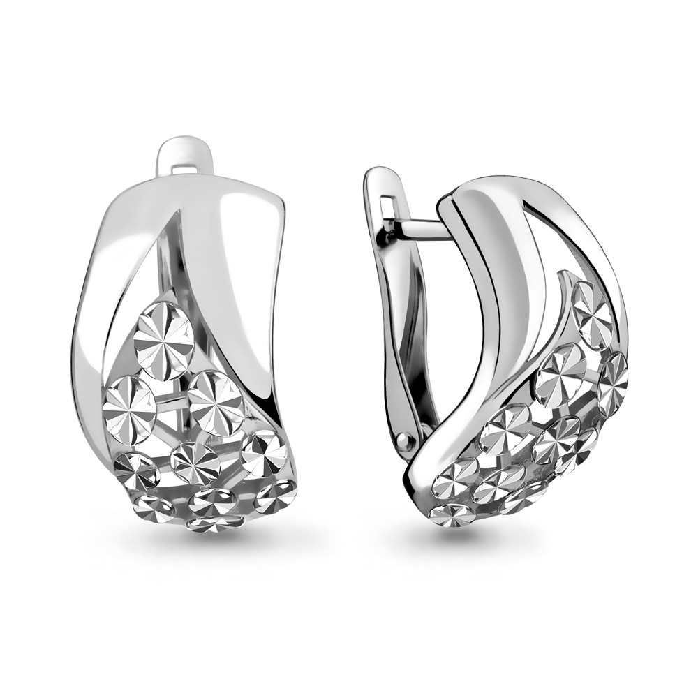 

Серьги из серебра Aquamarine Aquamarine 33370_925_р, 33370_925_р