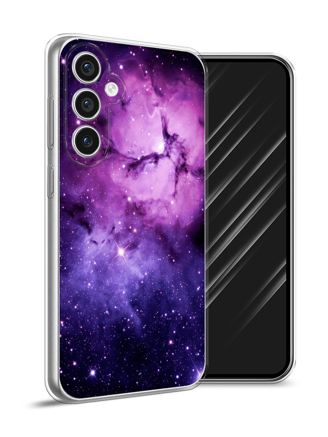 

Чехол Awog на Samsung Galaxy S23 FE 5G "Космос 18", Фиолетовый;черный;белый, 2108450-1