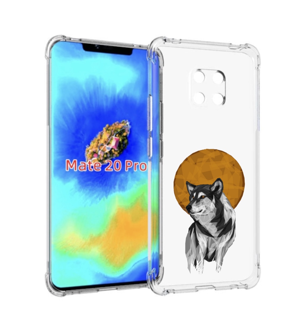 

Чехол MyPads Лунный волк для Huawei Mate 20 Pro/Mate 20 RS 6.39, Прозрачный, Tocco