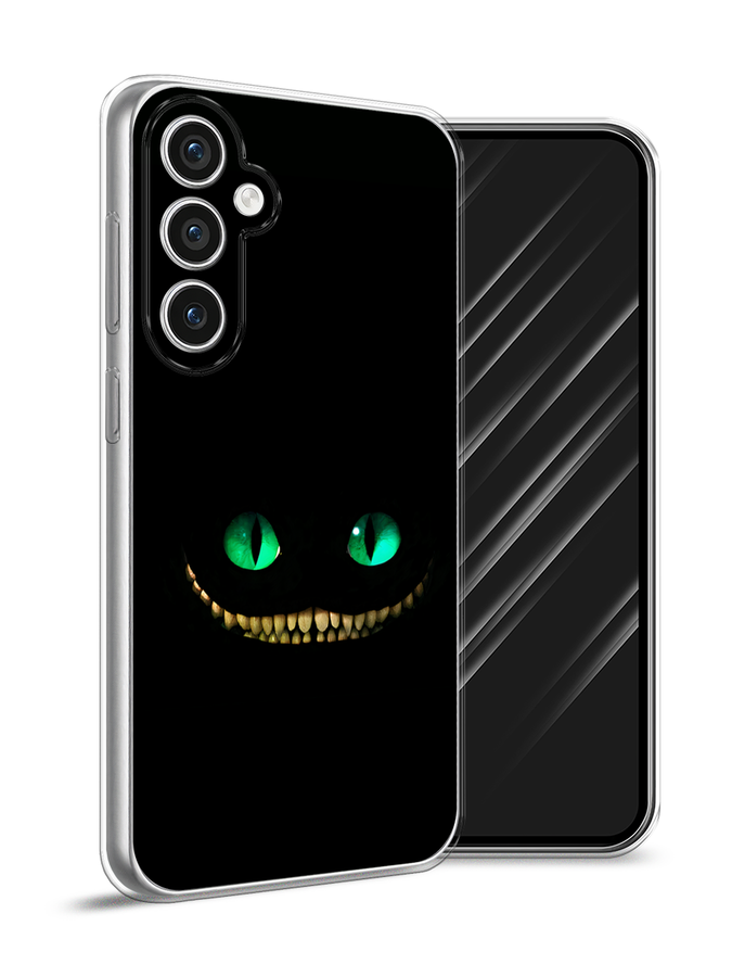 

Чехол Awog на Samsung Galaxy S23 FE 5G "Зеленоглазый чеширский кот", Черный, 2108450-1