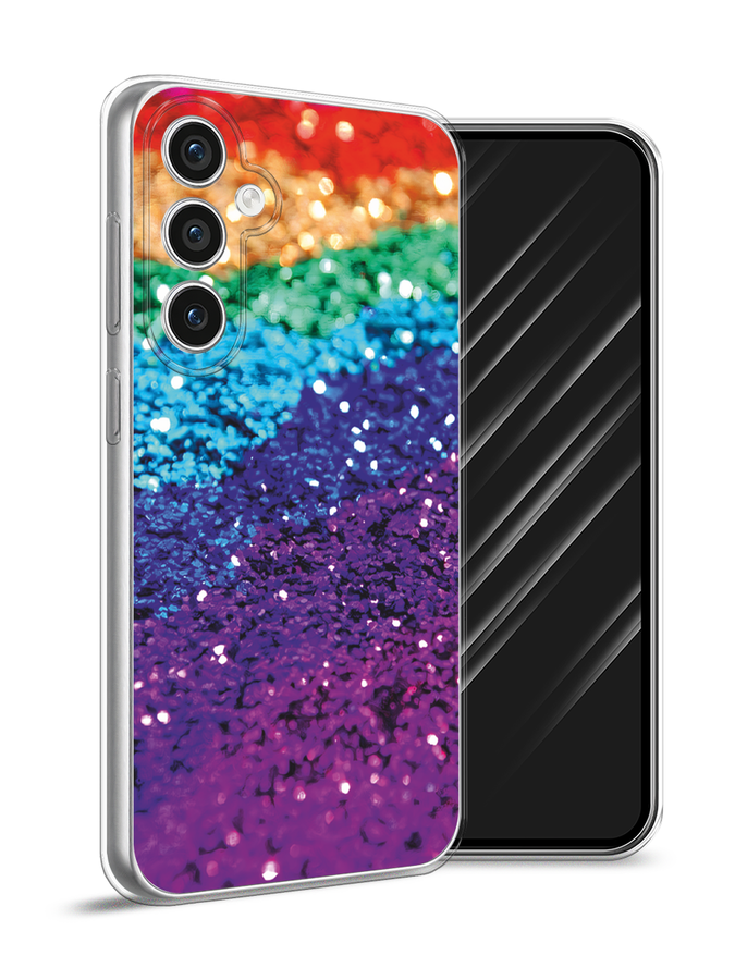 

Чехол Awog на Samsung Galaxy S23 FE 5G "Блестящая радуга рисунок", Разноцветный, 2108450-1