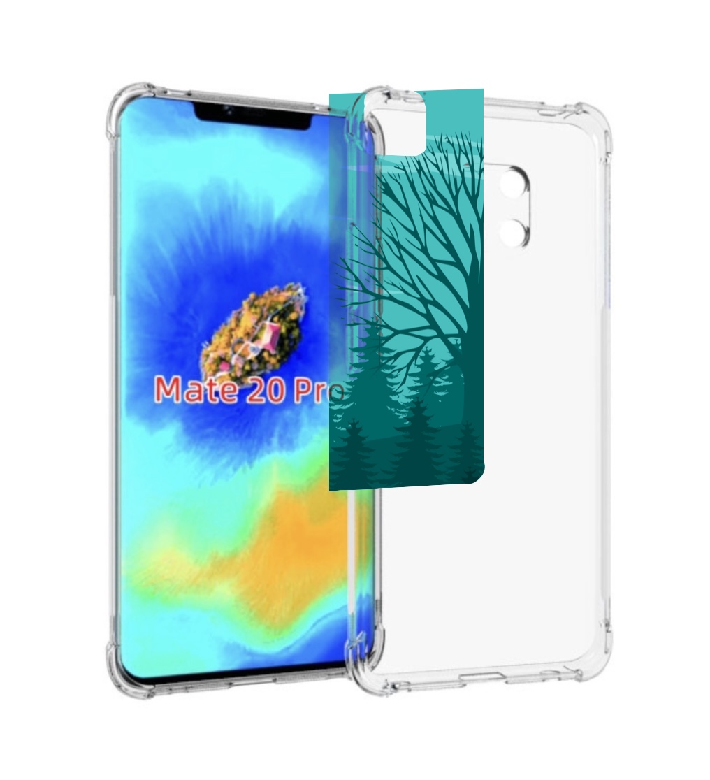 

Чехол MyPads Лес для Huawei Mate 20 Pro/Mate 20 RS 6.39, Прозрачный, Tocco
