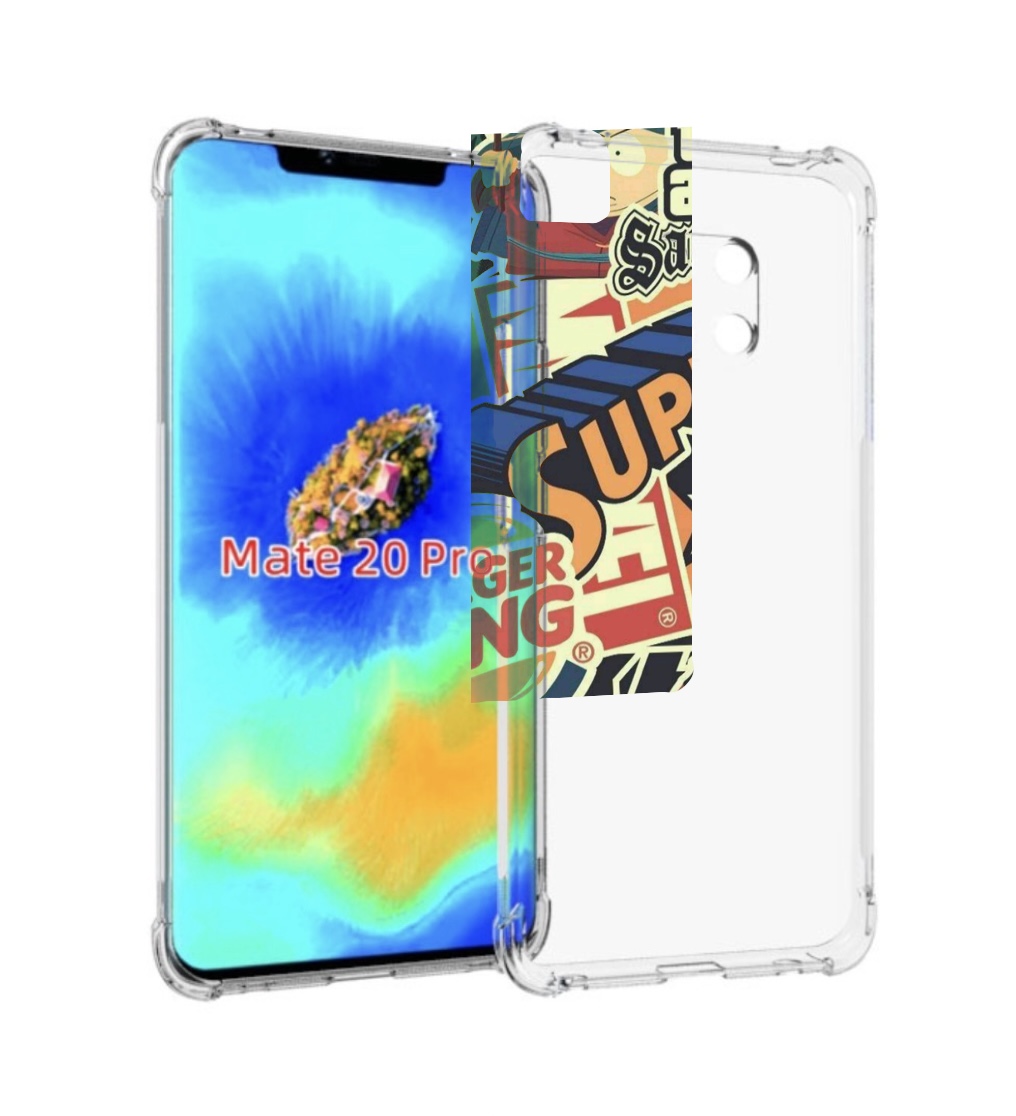 

Чехол MyPads Лейблы-на-постере для Huawei Mate 20 Pro/Mate 20 RS 6.39, Прозрачный, Tocco