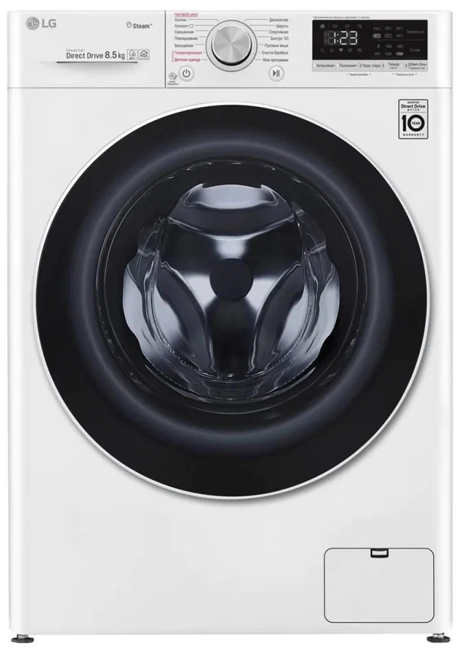 

Стиральная машина LG F2V5GS0W белый, черный, F2V5GS0W