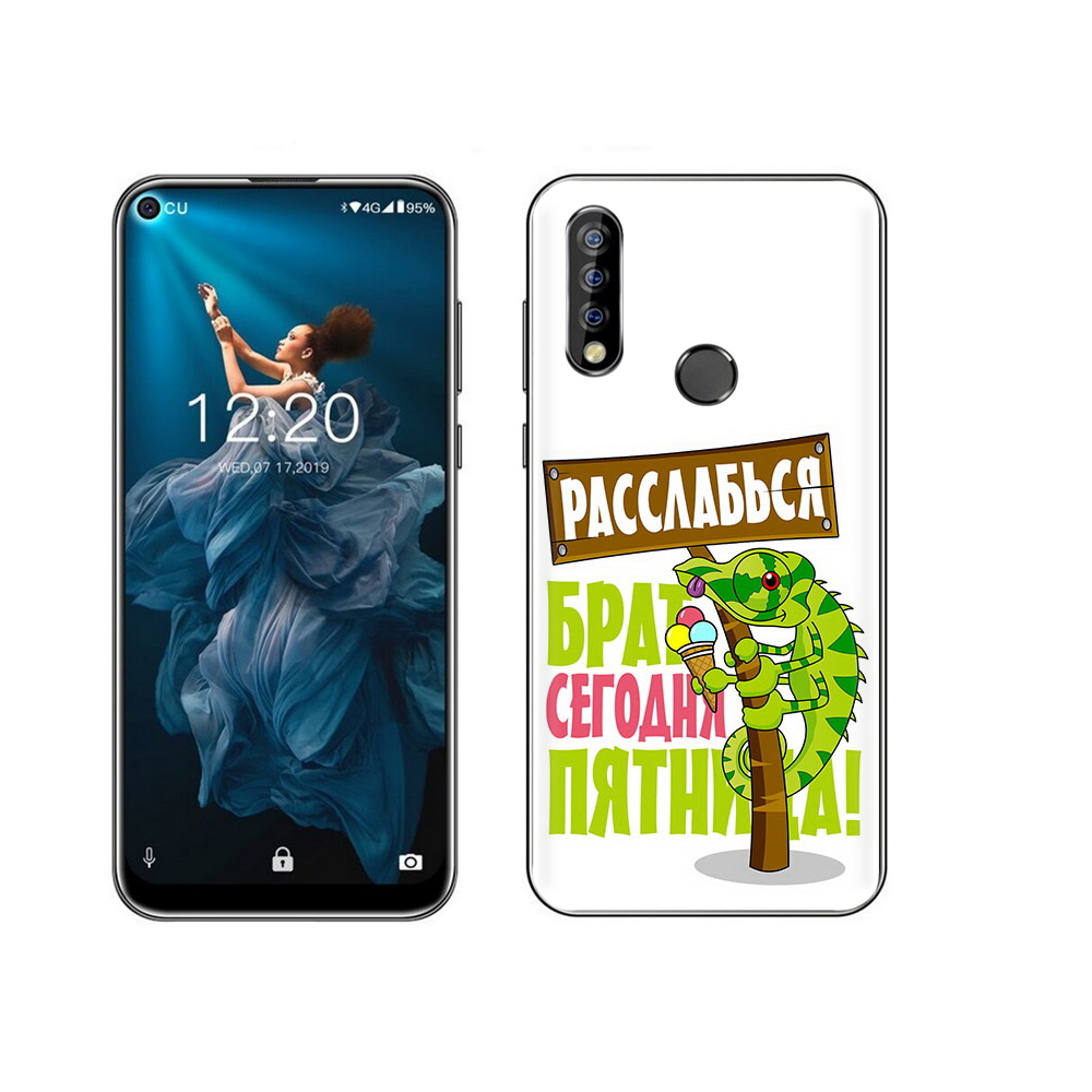 

Чехол MyPads Tocco для Oukitel C17 Pro пятница, Прозрачный, Tocco