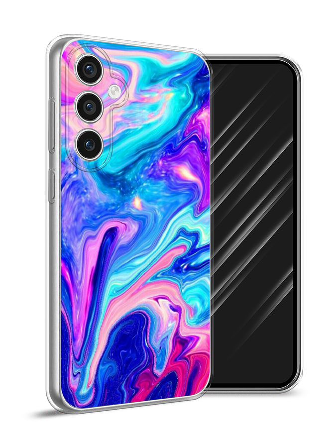 

Чехол Awog на Samsung Galaxy S23 FE 5G "Потеки краски", Розовый, 2108450-1
