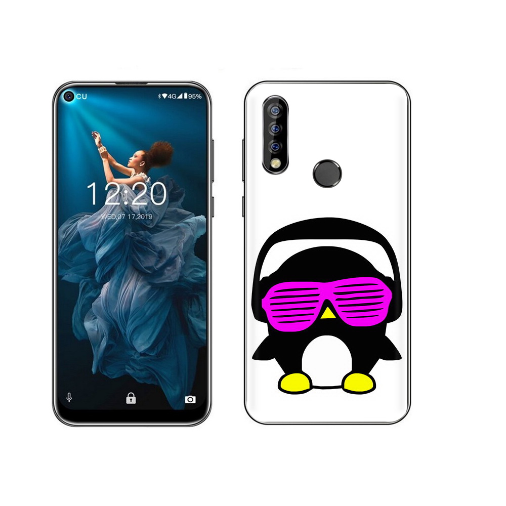 

Чехол MyPads Tocco для Oukitel C17 Pro пингвин, Прозрачный, Tocco