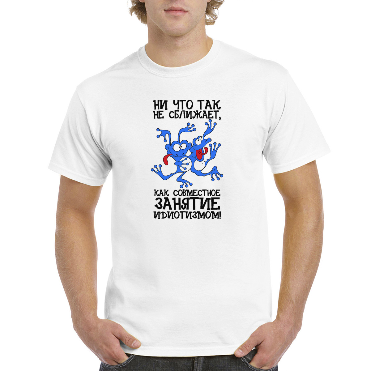 

Футболка унисекс CoolPodarok M0131687 белая 62 RU, Белый, M0131687