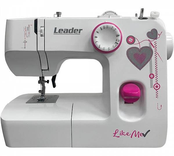 Швейная машина Leader LIKE ME белый чехол для одежды плотный доляна 60×120 см peva белый