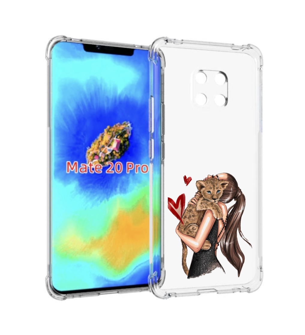 Чехол MyPads Кошачья-любовь для Huawei Mate 20 Pro/Mate 20 RS 6.39