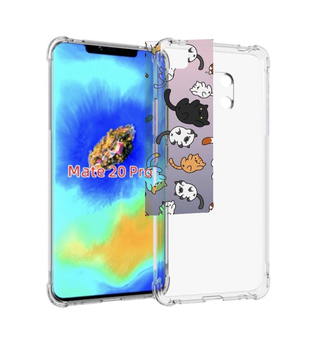 Чехол MyPads Котики-летают для Huawei Mate 20 Pro/Mate 20 RS 6.39