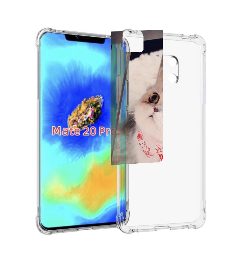 

Чехол MyPads Котеночек женский для Huawei Mate 20 Pro/Mate 20 RS 6.39, Прозрачный, Tocco