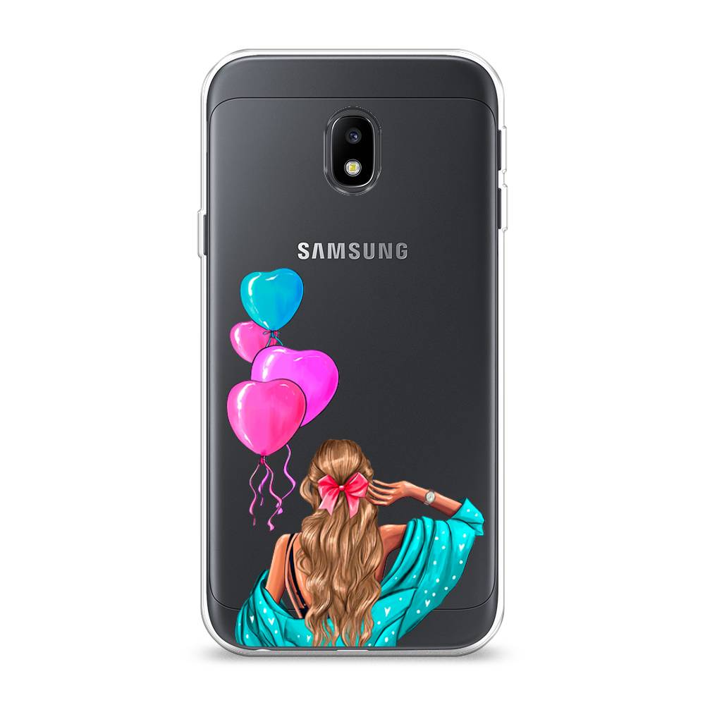 

Чехол Awog на Samsung Galaxy J3 2017 / Самсунг J3 2017 "День Рождения", Голубой;розовый;бежевый, 22550-7