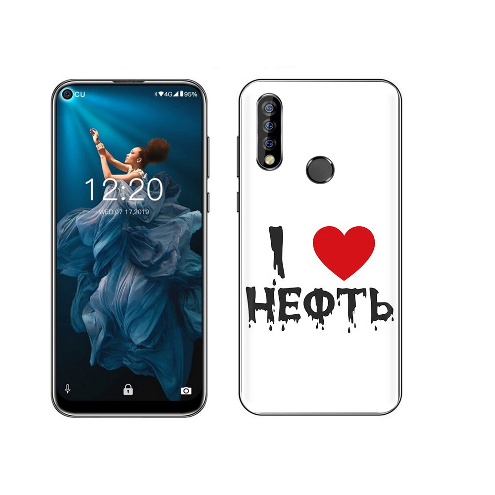

Чехол MyPads Tocco для Oukitel C17 Pro нефть, Прозрачный, Tocco