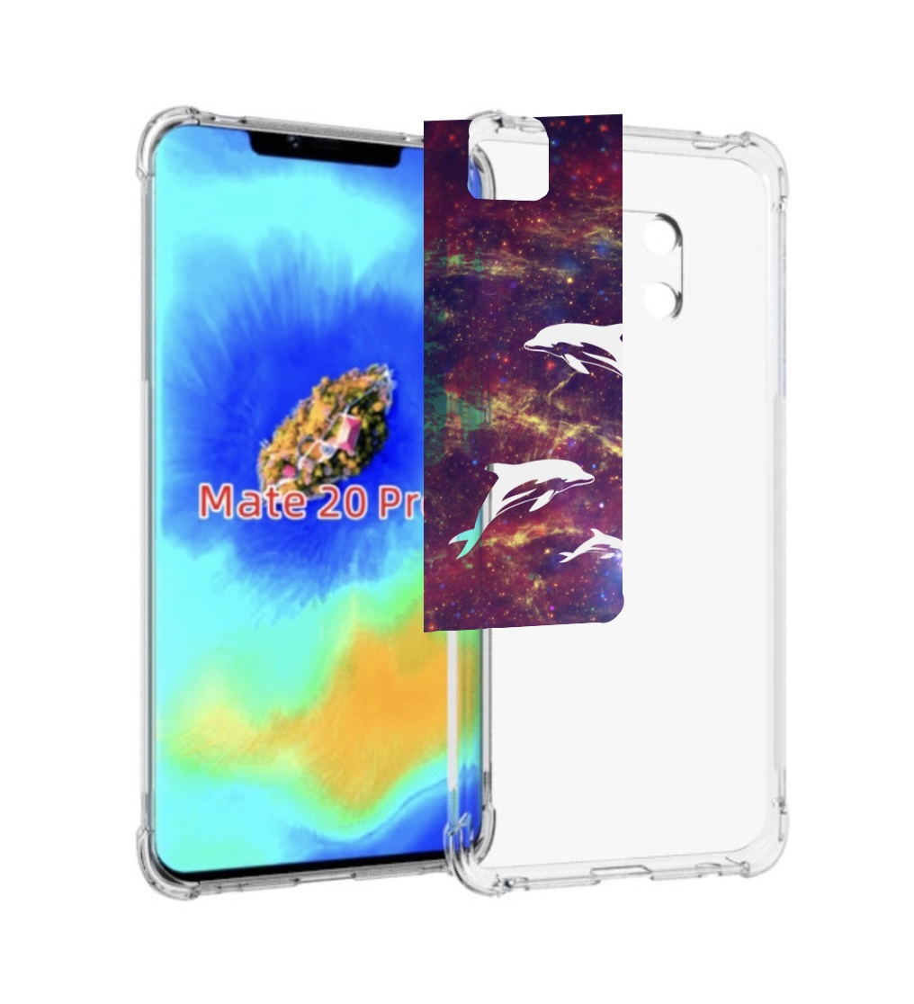 

Чехол MyPads Космические-дельфины для Huawei Mate 20 Pro/Mate 20 RS 6.39, Прозрачный, Tocco