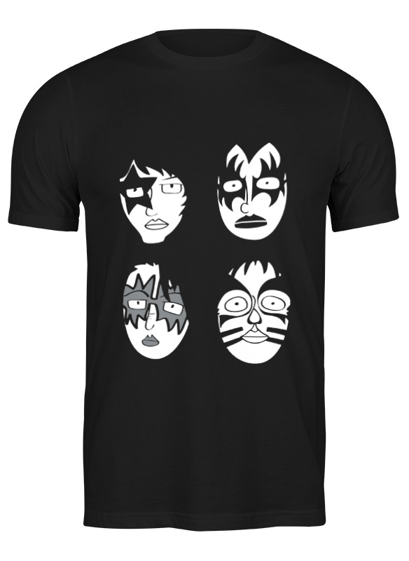 

Футболка мужская Printio Kiss (кисс) черная 3XL, Черный, Kiss (кисс)