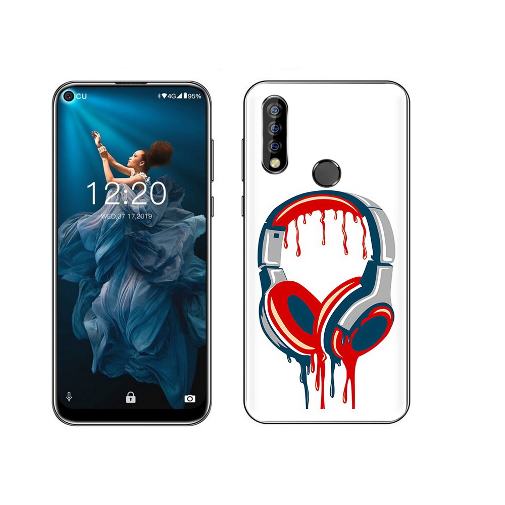 

Чехол MyPads Tocco для Oukitel C17 Pro не делай громко, Прозрачный, Tocco