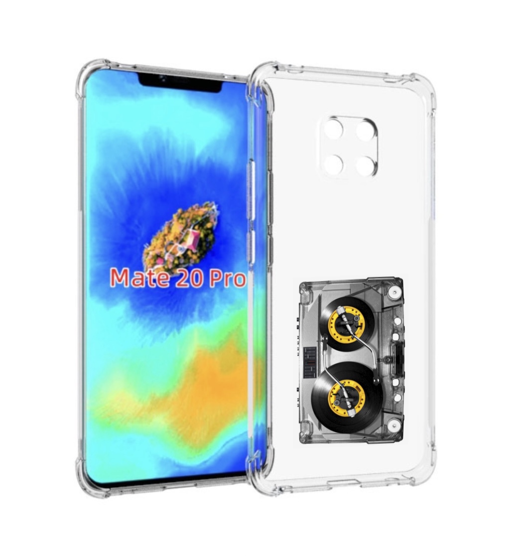 Чехол MyPads Кассета музыкальная для Huawei Mate 20 Pro/Mate 20 RS 6.39