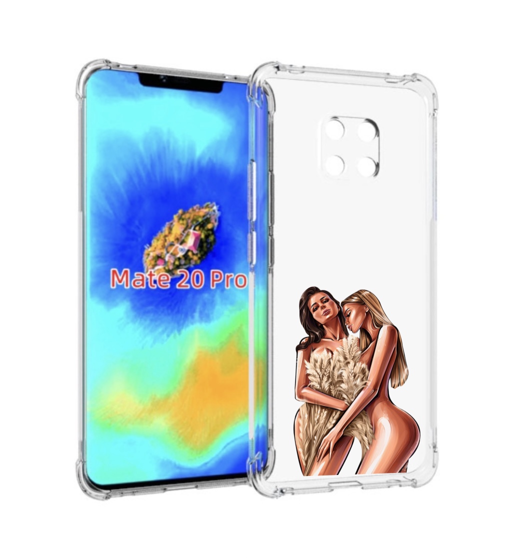 

Чехол MyPads Иллюстрированные-девушки женский для Huawei Mate 20 Pro/Mate 20 RS 6.39, Прозрачный, Tocco