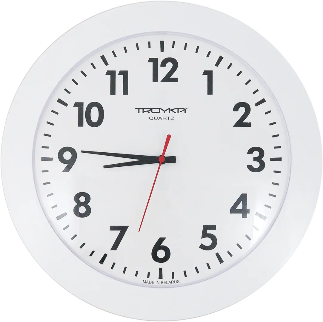 Часы настенные «Эконом» цвет белый, 30.5 см