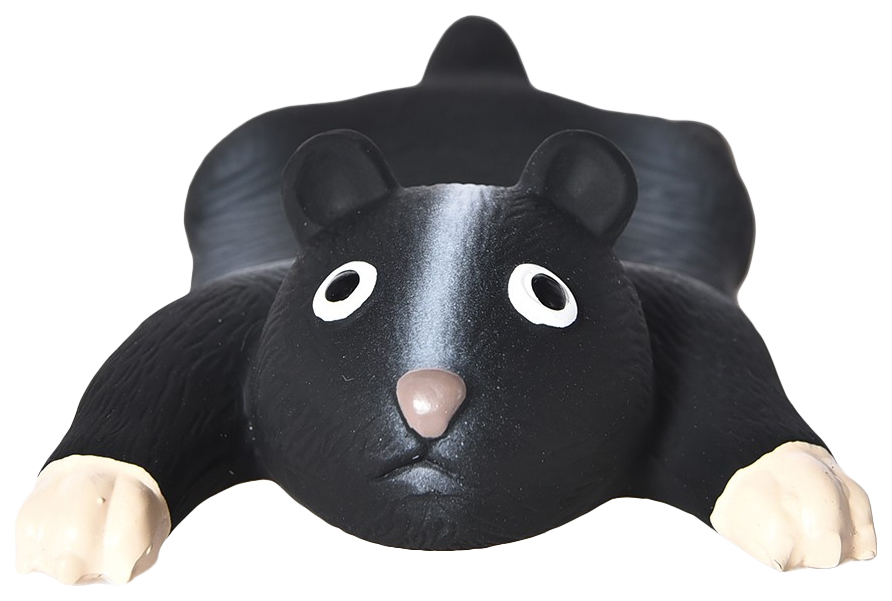 Игрушка для собак Foxie Black bear, латекс, 22x12x5 см, черный