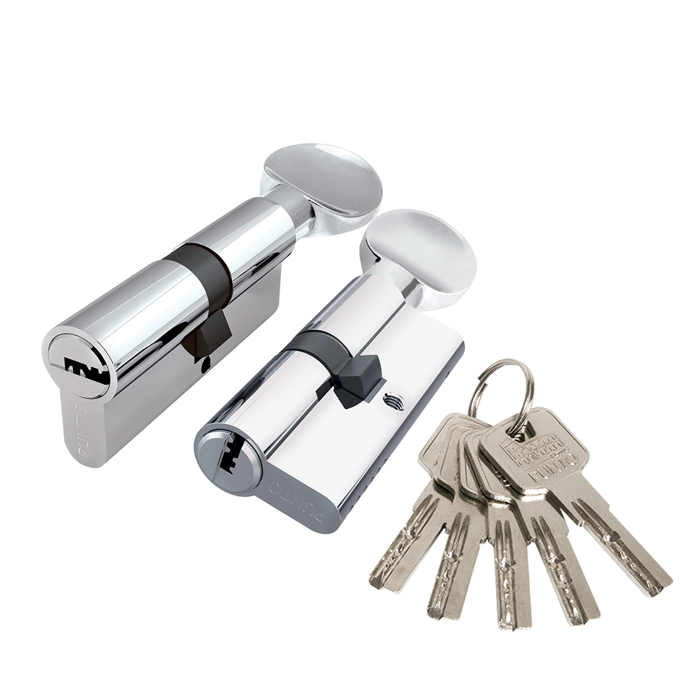 Цилиндровый механизм Punto Пунто Z3002Knob120551055 с вертушкой 1650₽