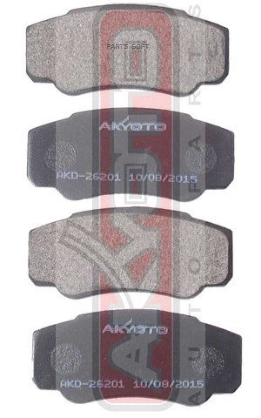 

Тормозные колодки Akyoto дисковые AKD26201