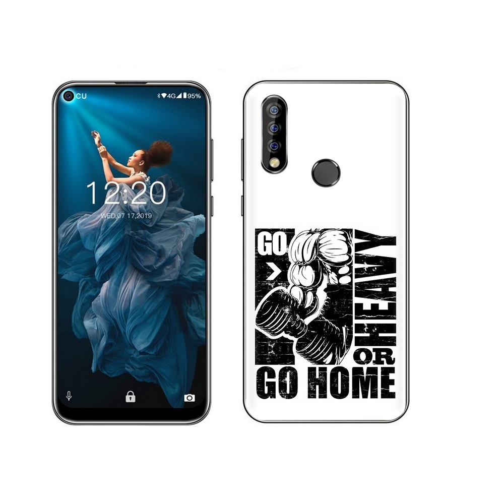 

Чехол MyPads Tocco для Oukitel C17 Pro накаченные руки, Прозрачный, Tocco