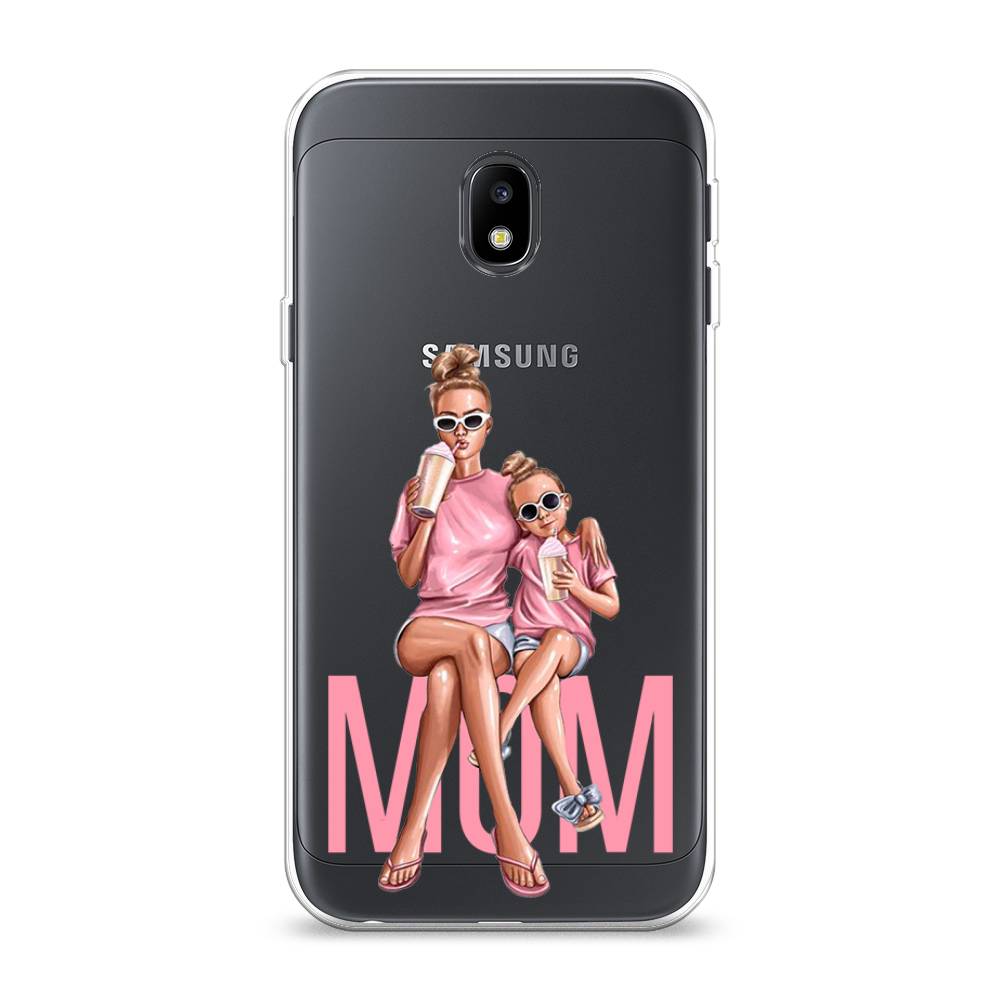 

Чехол Awog на Samsung Galaxy J3 2017 / Самсунг J3 2017 "Lovely mom", Синий;бежевый;розовый, 22550-7