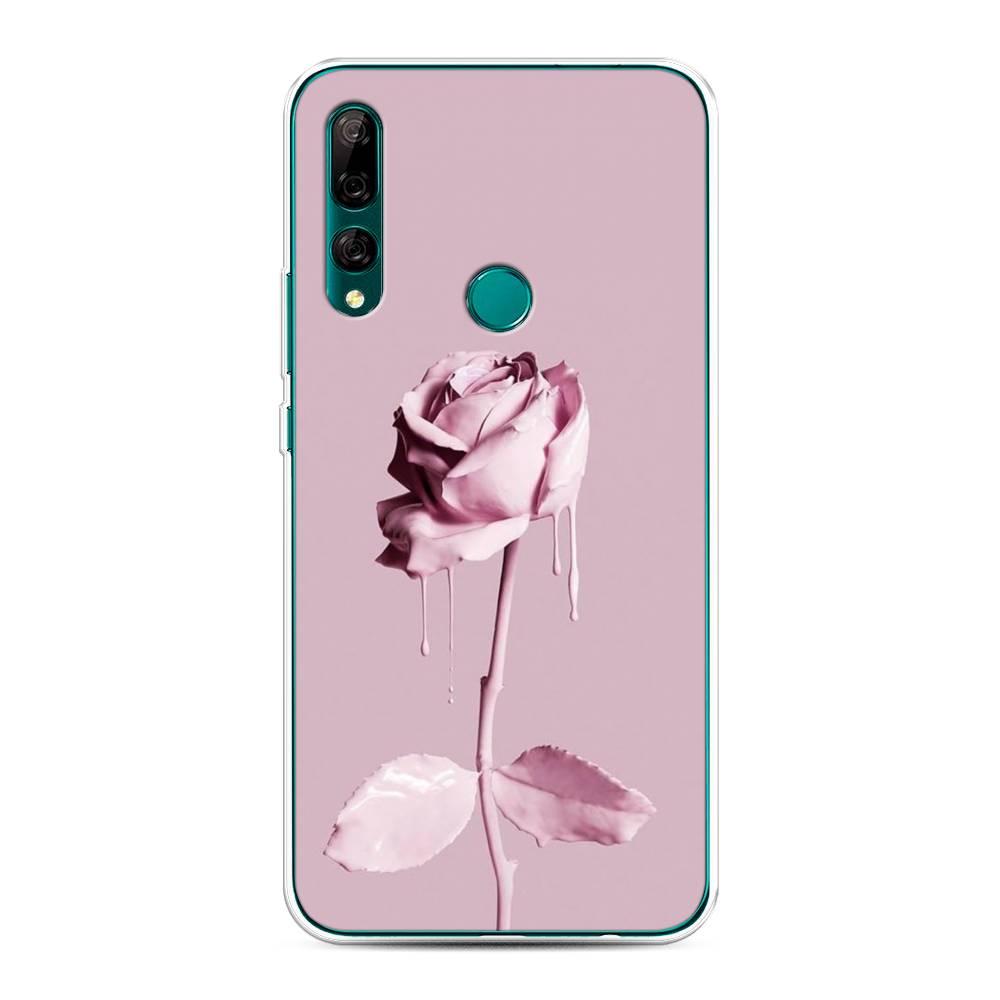 

Чехол Awog на Huawei Y9 Prime 2019 "Роза в краске", Белый;розовый, 611950-8