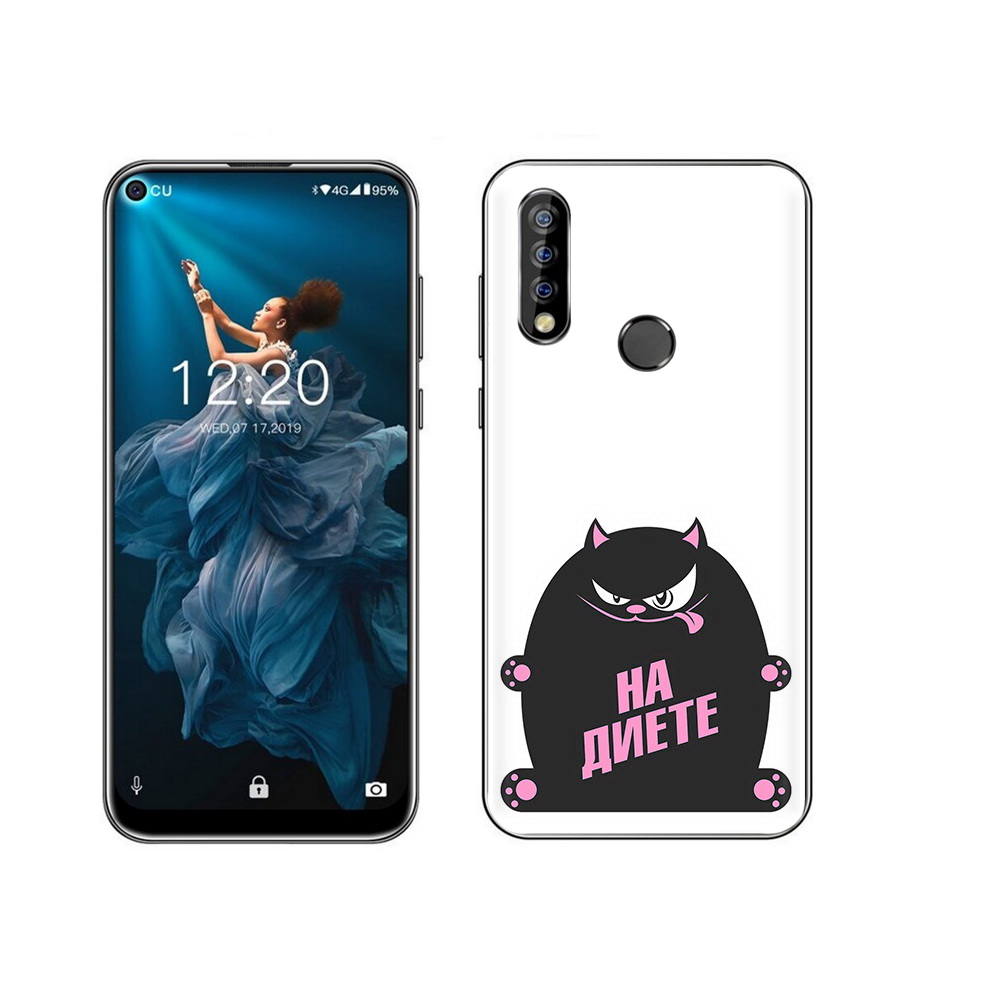 

Чехол MyPads Tocco для Oukitel C17 Pro на диете, Прозрачный, Tocco
