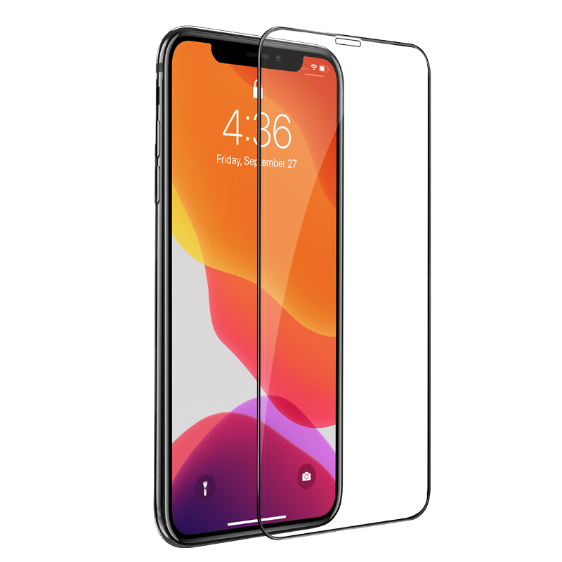 

Защитное стекло для iPhone X/XS/11 Pro (G16), Hoco, Guardian shield serie, черное