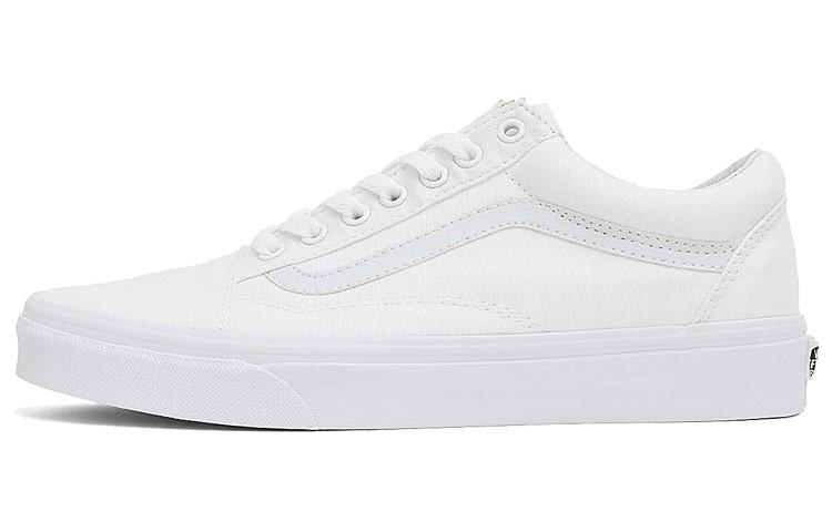 

Кеды унисекс Vans Old Skool White белые 38 EU, Белый, Old Skool White