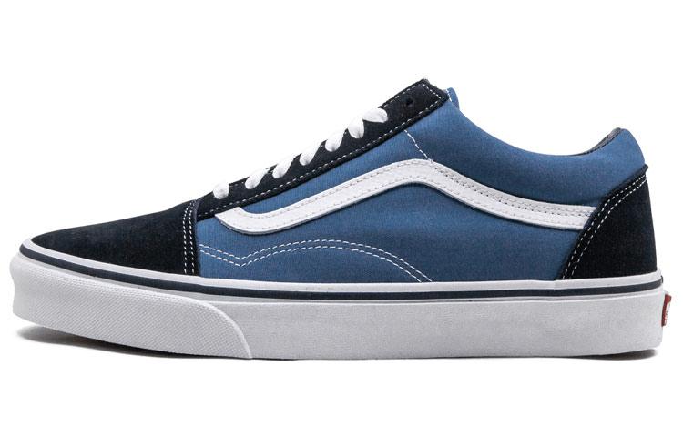 

Кеды унисекс Vans Old Skool Navy черные 43 EU, Черный, Old Skool Navy