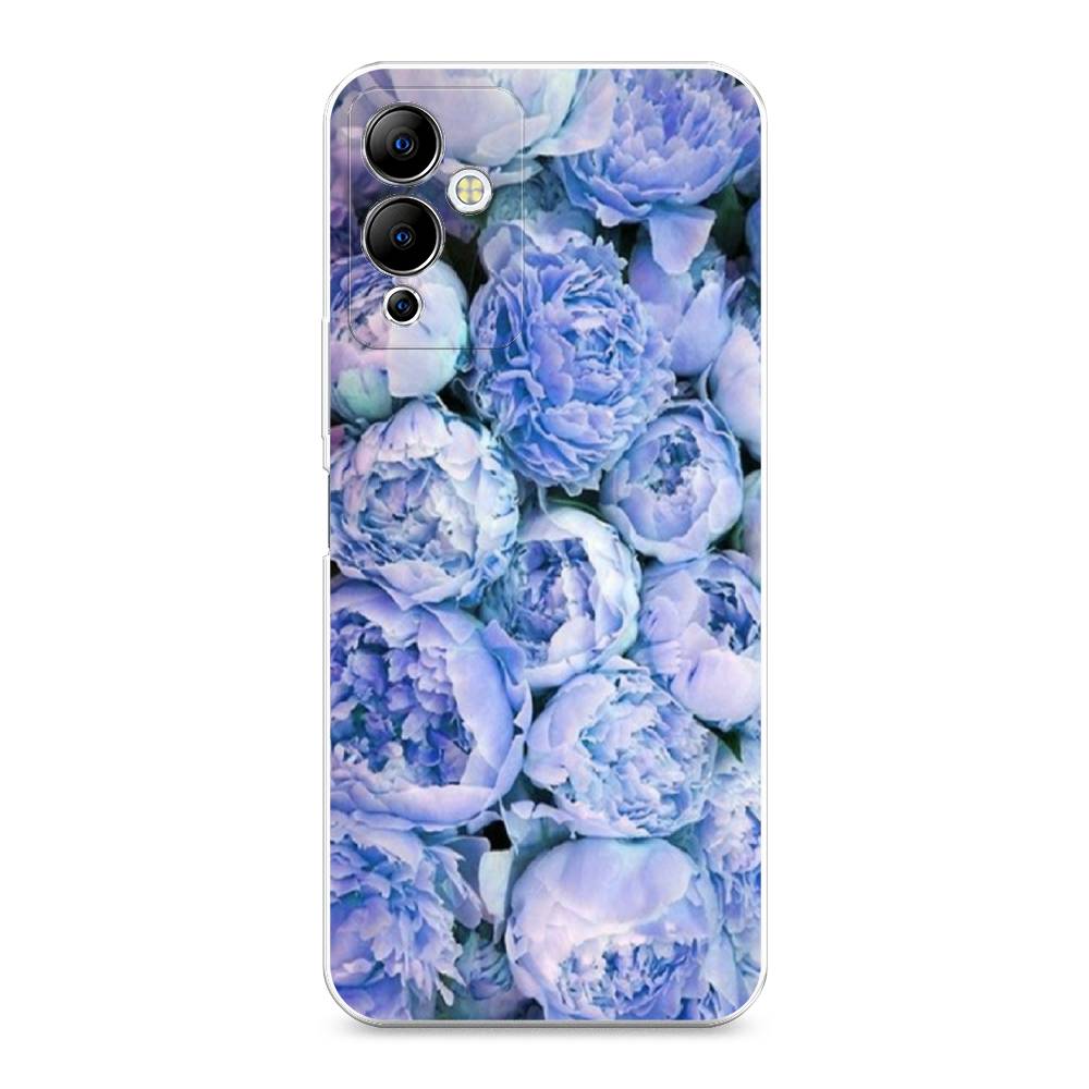 

Чехол Awog на Infinix Note 12i "Пионы голубые", 3102050-8