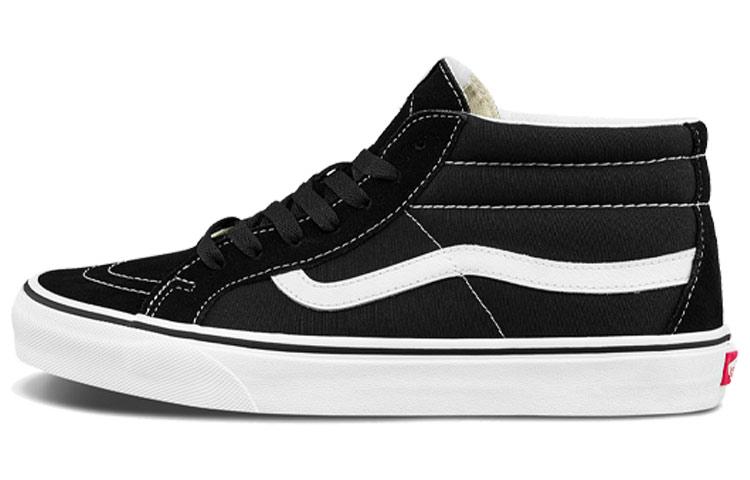 

Кеды унисекс Vans SK8 Mid logo черные 39 EU, Черный, SK8 Mid logo