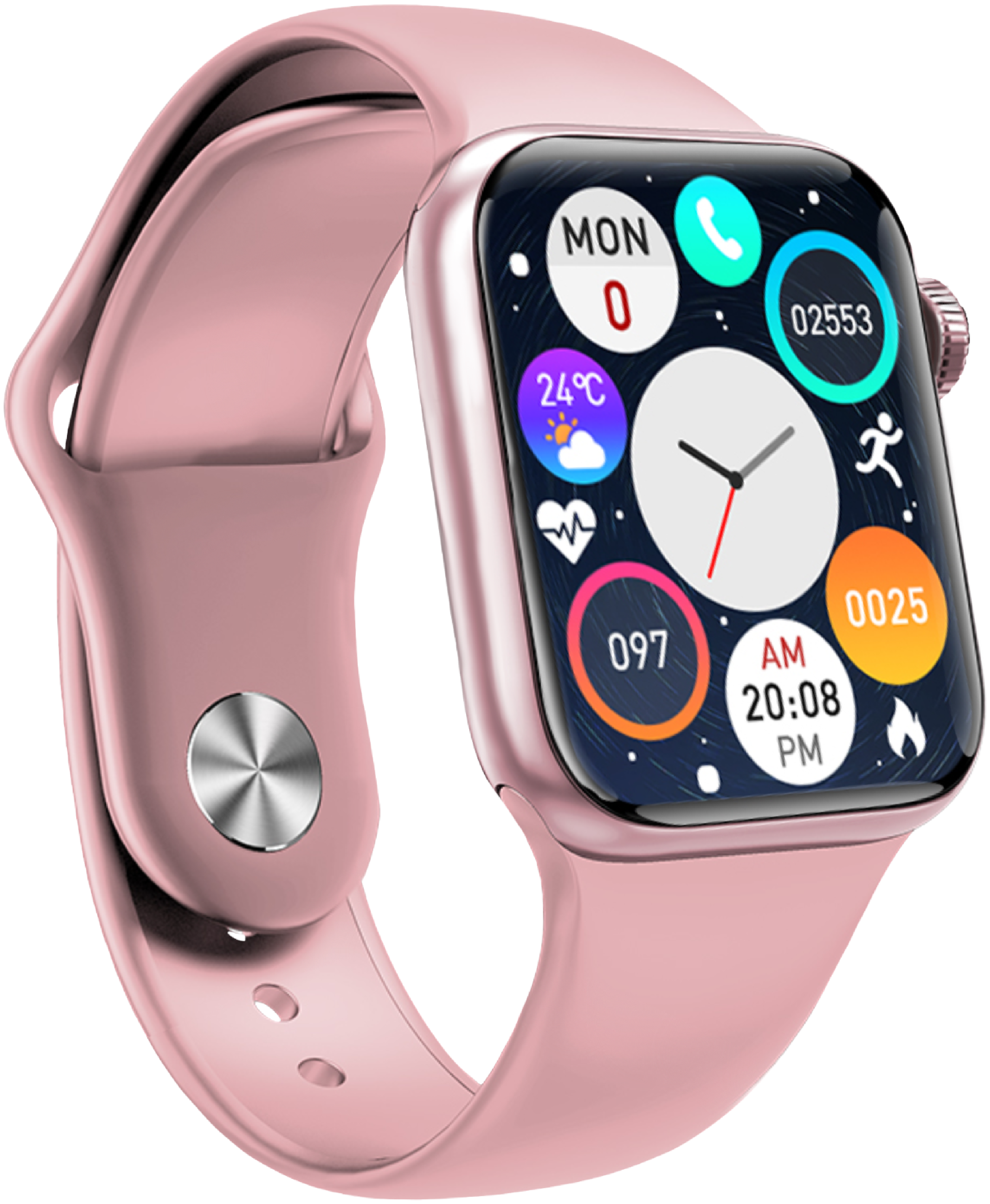 фото Смарт-часы kuplace smart watch m36 plus 45mm розовый