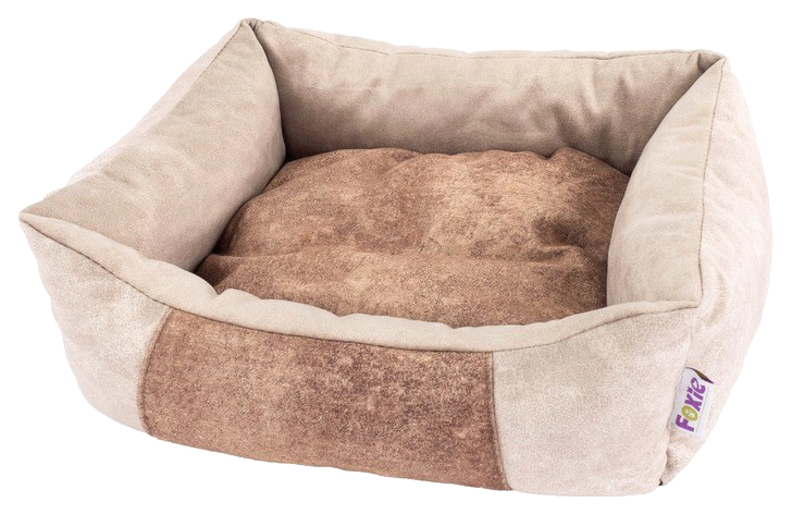 

Лежак для животных Foxie, Prestige Beige, велюр, 52х41 см