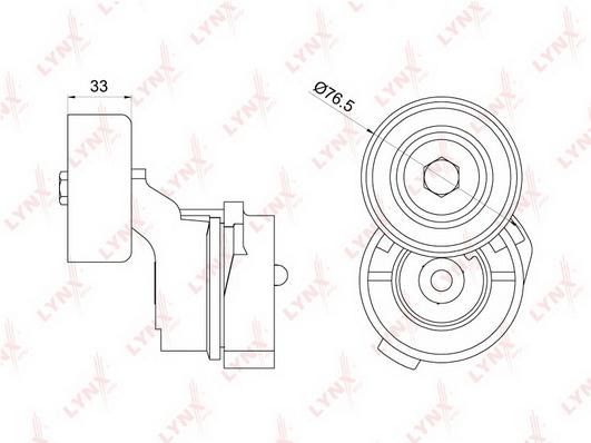 

Натяжитель Приводного Ремня Lynxauto Pt-3220 LYNXauto арт. PT-3220