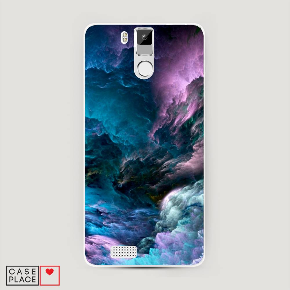 

Чехол на Oukitel K6000 Pro "Загадочное небо", Синий;фиолетовый, 230150-2