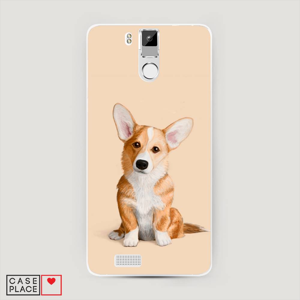 

Чехол на Oukitel K6000 Pro "Грустный Корги", Коричневый;бежевый, 230150-1