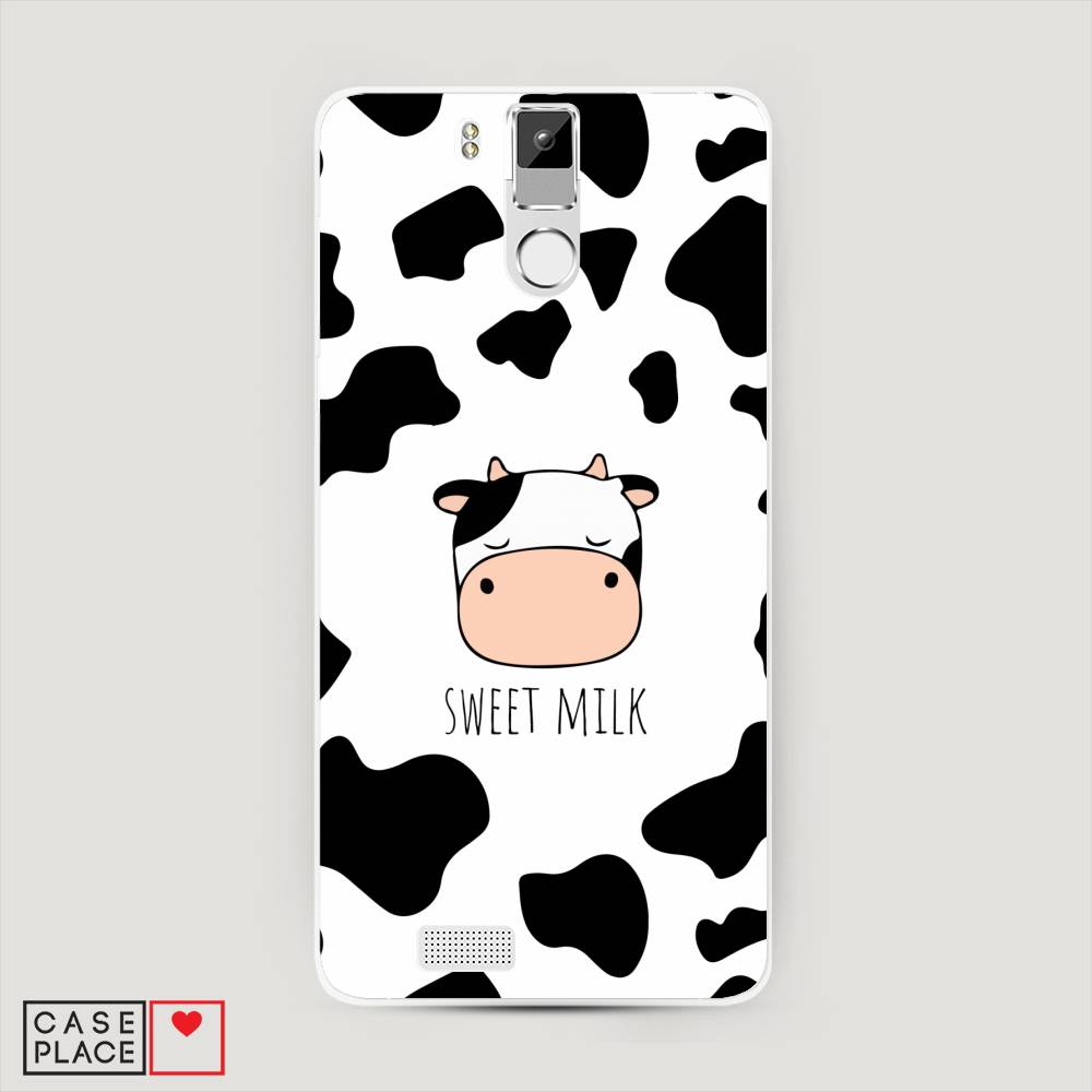 

Чехол на Oukitel K6000 Pro "Sweet milk", Розовый;белый;черный, 230150-1